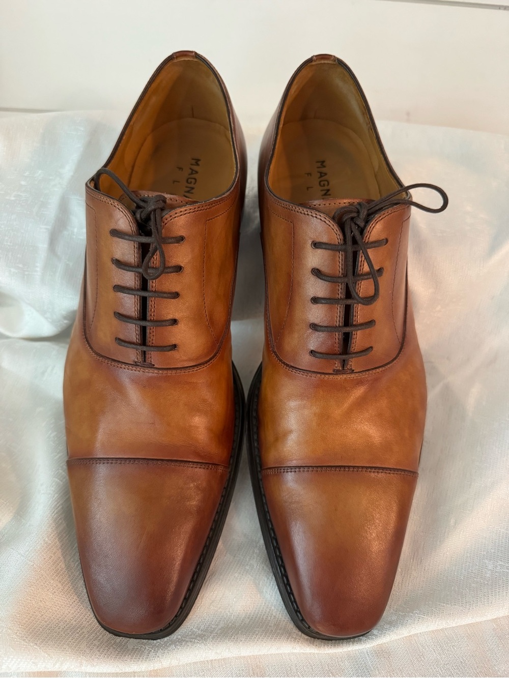 Magnanni Flex Cognac Cap-Toe Derby Oxfords style 24316